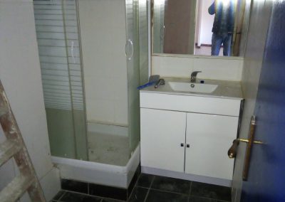 Salle de bain avant rénovation