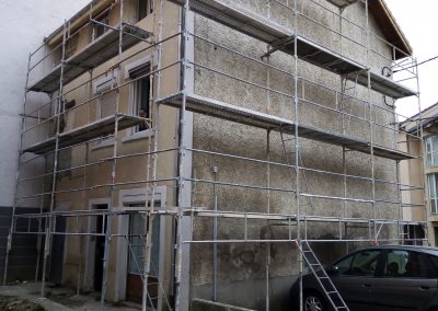 Façade en cours