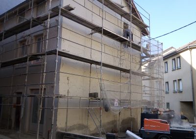 Façade en cours